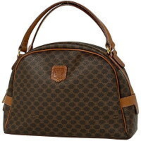 Celine Macadam handbag brown canvas - Picture 1 of 6